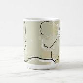 Abstract Flowers Coffee/Hot Chocolate Mug コーヒーマグカップ (中央)