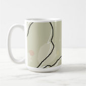 Abstract Flowers Coffee/Hot Chocolate Mug コーヒーマグカップ (左)