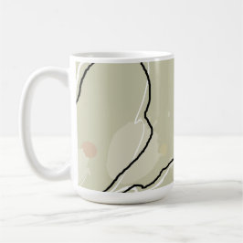 Abstract Flowers Coffee/Hot Chocolate Mug コーヒーマグカップ