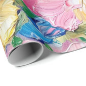 Abstract  Flowers Impressionist  ラッピングペーパー (ロールコーナー)