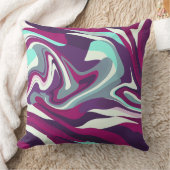 Abstract Flowing Colors Pattern クッション (ブランケット)