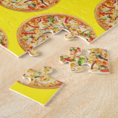 Abstract Food art, Pizza ジグソーパズル (側面)
