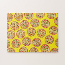 Abstract Food art, Pizza ジグソーパズル