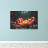 Abstract forest キャンバスプリント (インサイチュ (ウッドフロア))