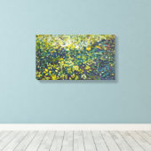 Abstract Forest Acrylic Canvas Wall Art キャンバスプリント (インサイチュ (ウッドフロア))