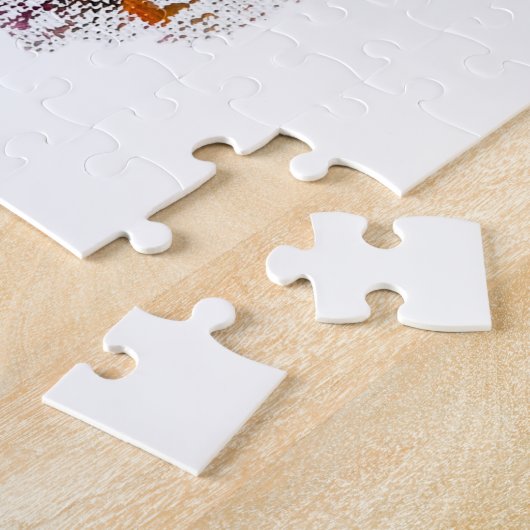 Abstract Forms Born from a Living Artist’s Palette ジグソーパズル (側面)