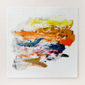 Abstract Forms Born from a Living Artist’s Palette ジグソーパズル (横)