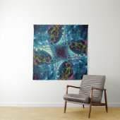 Abstract fractal background - computer-generated i タペストリー (インサイチュ)