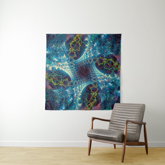 Abstract fractal background - computer-generated i タペストリー (インサイチュ)