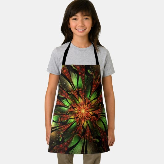 Abstract fractal flower design.   エプロン (インサイチュ)
