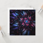 Abstract fractal flower design. カード (正面/裏面インサイチュ)