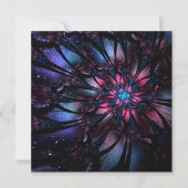 Abstract fractal flower design. カード (正面)