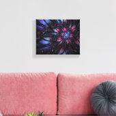 Abstract fractal flower design.  キャンバスプリント (インサイチュ (リビング))