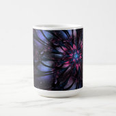 Abstract fractal flower design. コーヒーマグカップ (中央)