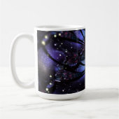 Abstract fractal flower design. コーヒーマグカップ (左)