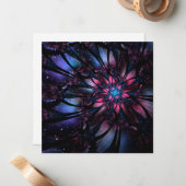 Abstract fractal flower design.   ノートカード (正面/裏面インサイチュ)