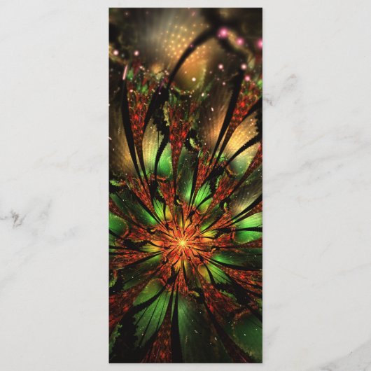 Abstract fractal flower design.  プログラム (正面)