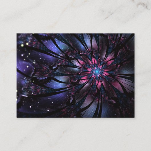 Abstract fractal flower design. ロイヤリティカード (正面)
