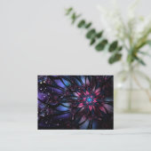 Abstract fractal flower design. ロイヤリティカード (スタンド正面)