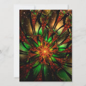 Abstract fractal flower design.  招待状 (正面)