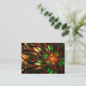 Abstract fractal flower design.   紹介カード (スタンド正面)