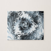 Abstract fractal patterns and shapes. Fractal Art ジグソーパズル (横)