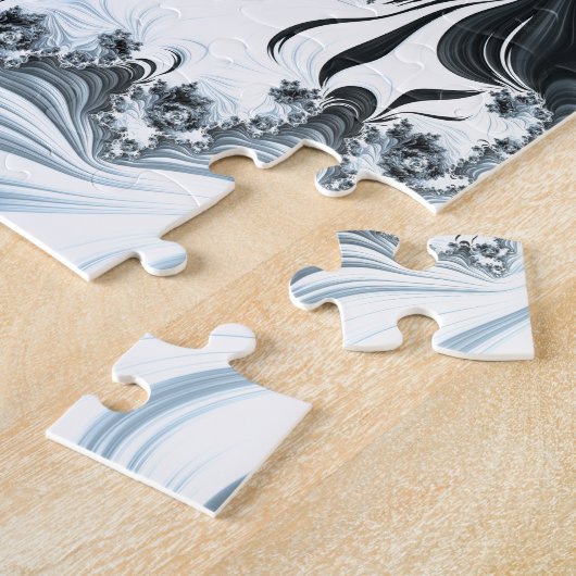 Abstract fractal patterns and shapes. Fractal Art ジグソーパズル (側面)