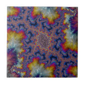 Abstract fractal patterns and shapes. Fractal Art タイル (正面)