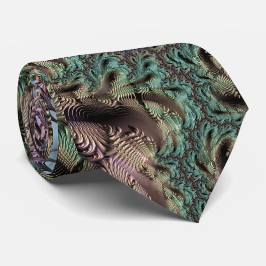 Abstract fractal patterns and shapes. Fractal Art ネクタイ (ロール)