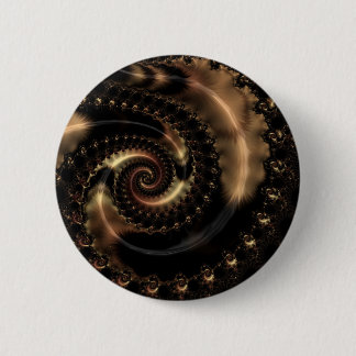 Abstract fractal patterns and shapes. Fractal Art 缶バッジ
