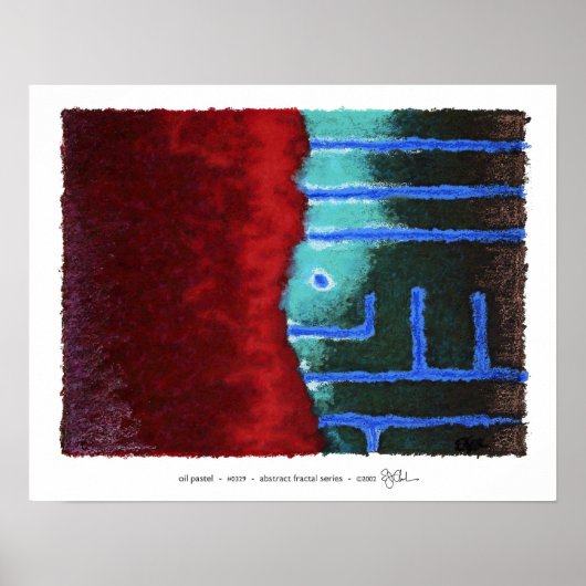 Abstract Fractal Series #0329 ポスター (正面)