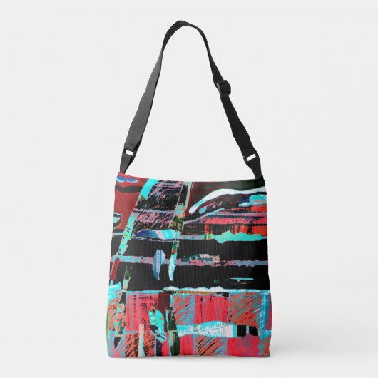 Abstract Freedom – Artistic Tote Bag クロスボディバッグ (裏面)