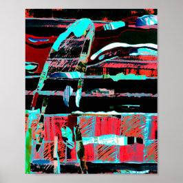 Abstract Freedom – Artistic Wall Poster ポスター