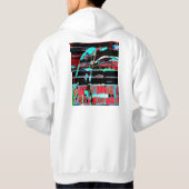 Abstract Freedom – Custom Adult Pullover Hoodie パーカ (裏面)