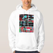 Abstract Freedom – Custom Adult Pullover Hoodie パーカ (正面)