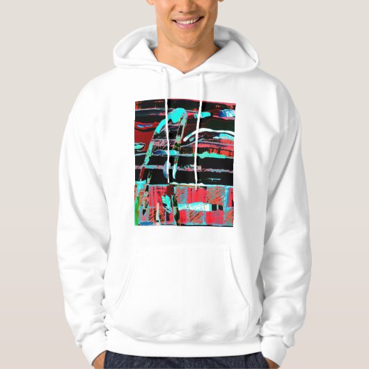 Abstract Freedom – Custom Adult Pullover Hoodie パーカ (正面)