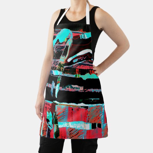Abstract Freedom – Custom All Over Print Apron (Me エプロン (インサイチュ)