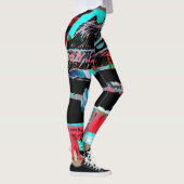Abstract Freedom – Custom All‑Over‑Print Leggings レギンス (右)