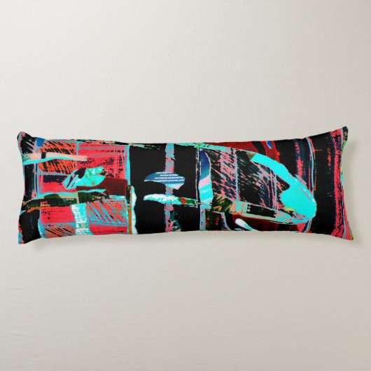 Abstract Freedom – Custom Brushed Polyester Body P ボディピロー (裏面)