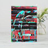 Abstract Freedom – Custom Flat Invitation (5" x 7" 招待状 (スタンド正面)