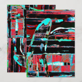 Abstract Freedom – Custom Flat Invitation (5" x 7" 招待状 (正面/裏面)