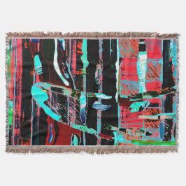 Abstract Freedom – Custom Throw Blanket スローブランケット