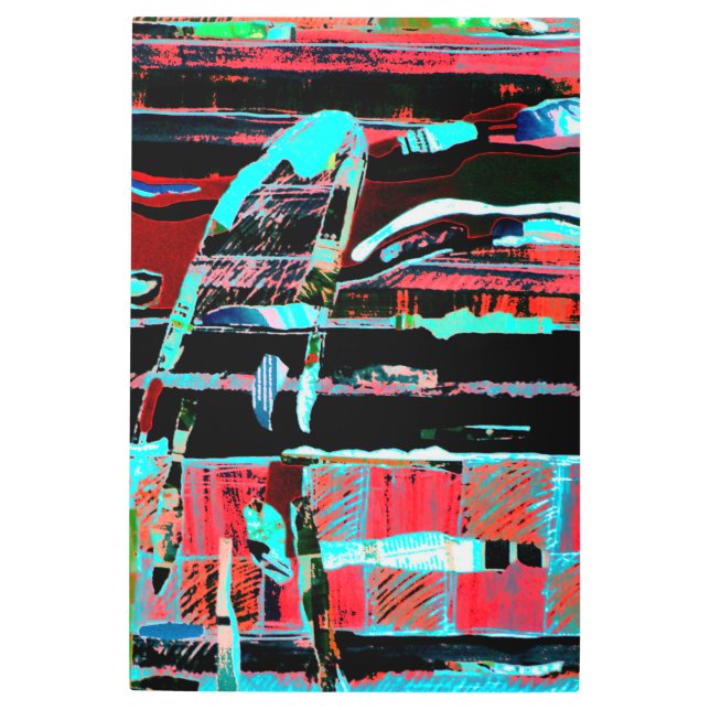 Abstract Freedom – Metal Wall Art (60x40) メタルプリント (正面)