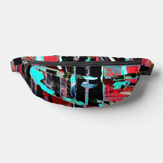 Abstract Freedom – Print Cut Sew Fanny Pack ファニーパック (レイダウン)