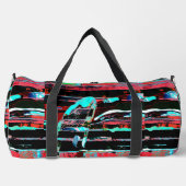 Abstract Freedom – Print Cut Sew Large Duffel Bag ダッフルバッグ (正面)