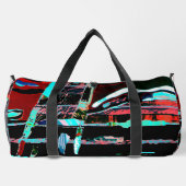 Abstract Freedom – Print Cut Sew Large Duffel Bag ダッフルバッグ (裏面)