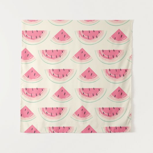 Abstract fruit seamless pattern. Creative colorful タペストリー (正面)