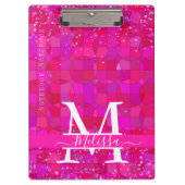 Abstract Fuchsia Red Customizable クリップボード (正面)