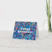 Abstract Fun Birthday Card カード (正面)