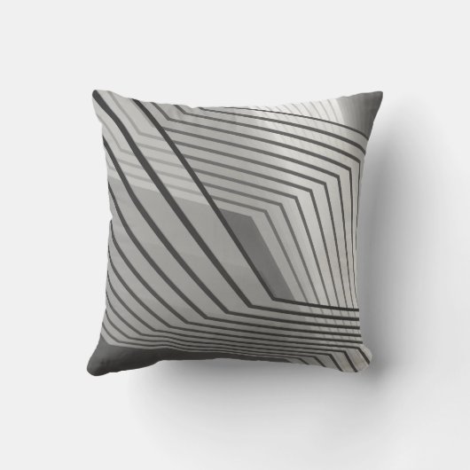 Abstract futuristic architecture background 3d ill クッション (裏面)